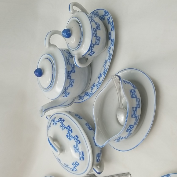 Mid Century Children's Bone China Tea Set - Picture 10 of 16